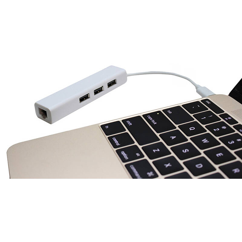 倍晶 苹果笔记本电脑配件以太网 usb网线转换器macbook air pro网卡