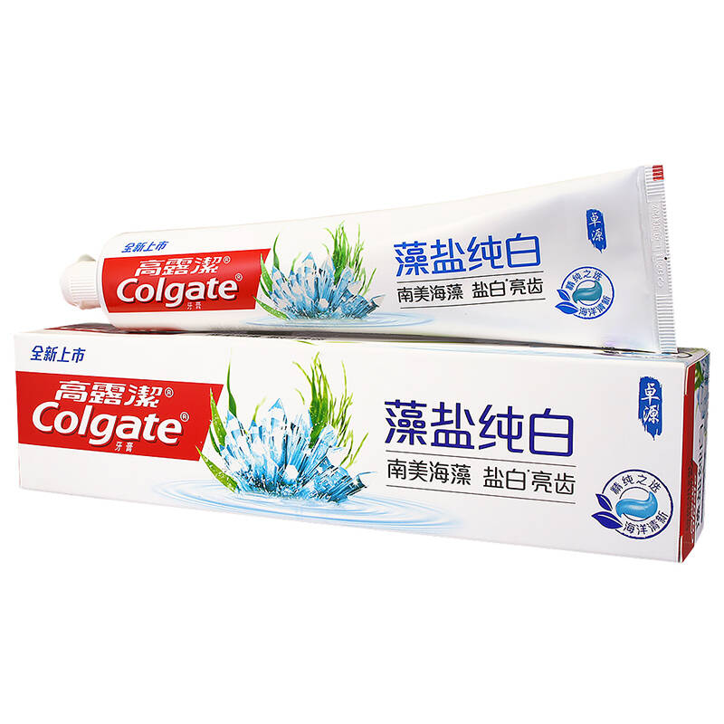 高露洁(colgate)藻盐纯白 牙膏 180克