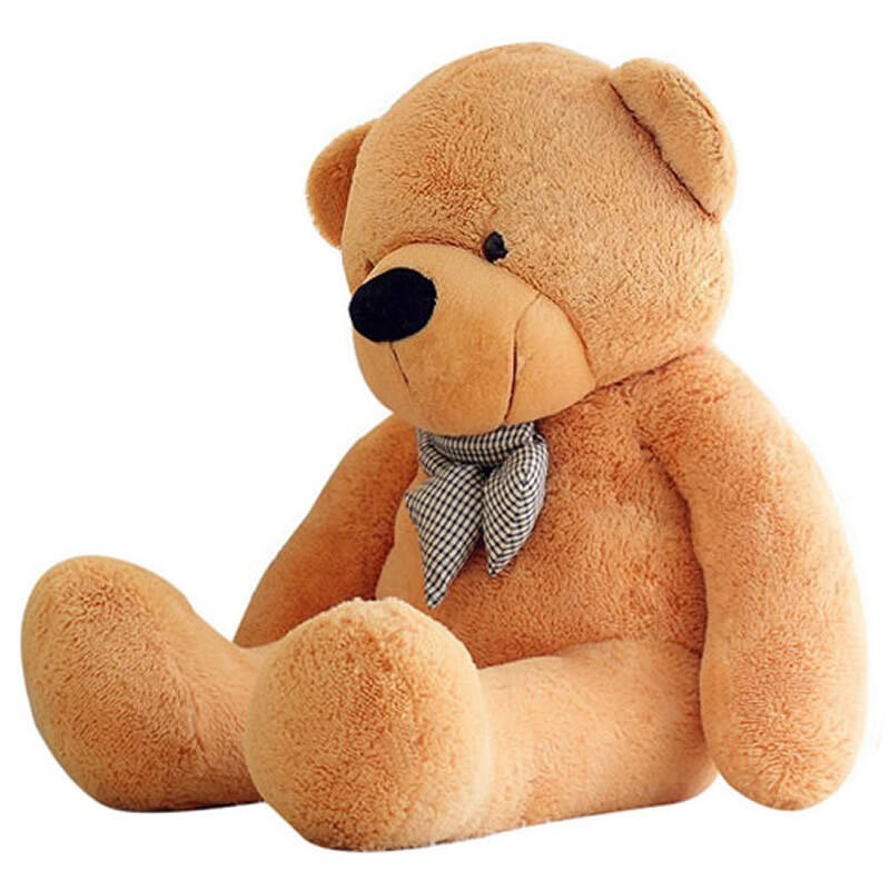 8米大抱熊毛绒熊玩具公仔泰迪熊布娃娃大码玩偶 浅棕色 1.4米