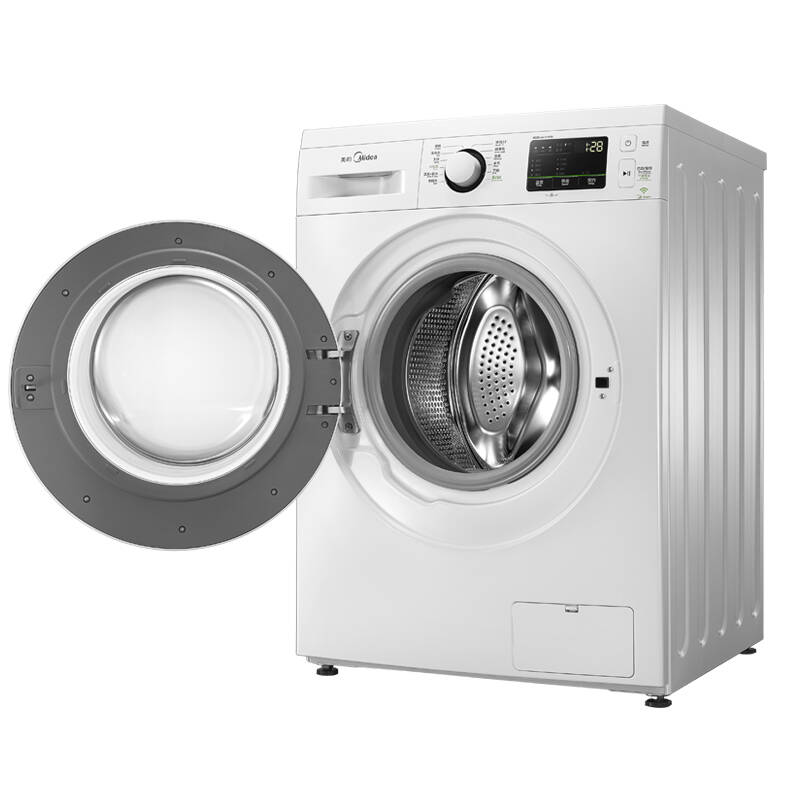美的(midea)mg80-eco31wdx 8公斤变频滚筒洗衣机(白色) 京东微联智能