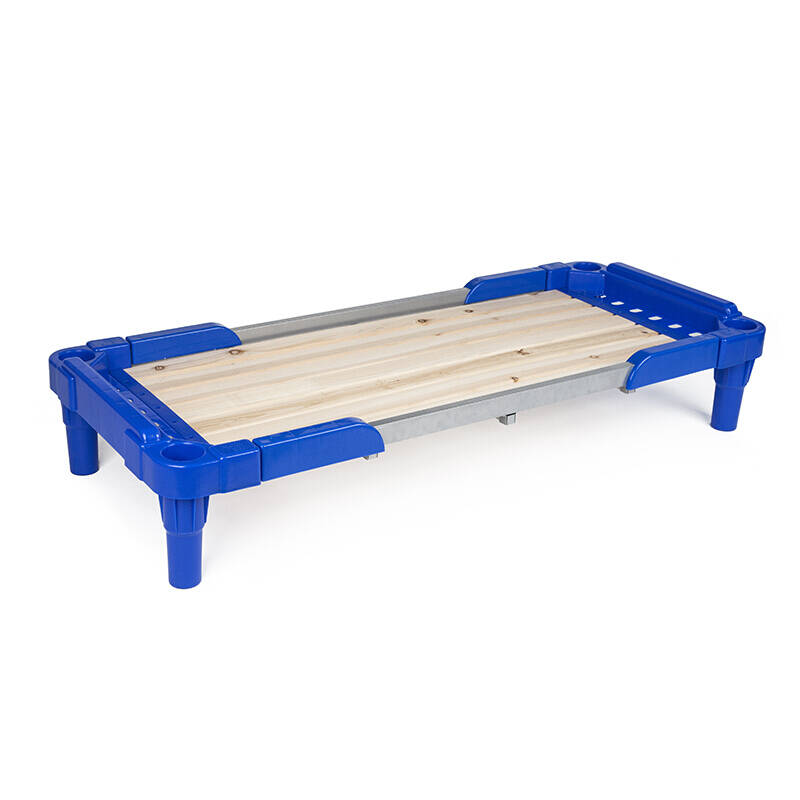 合嘉乐幼儿园床 塑料木板床叠叠床幼儿园专用床小学生