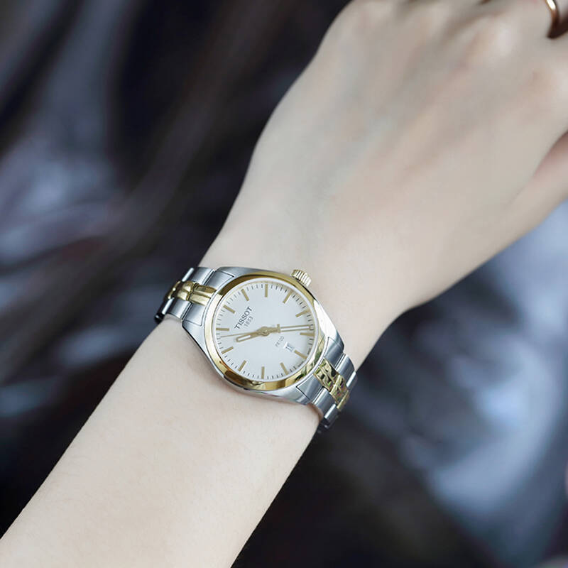 天梭(tissot)手表 pr100系列石英女士手表t101.210.22.031.00