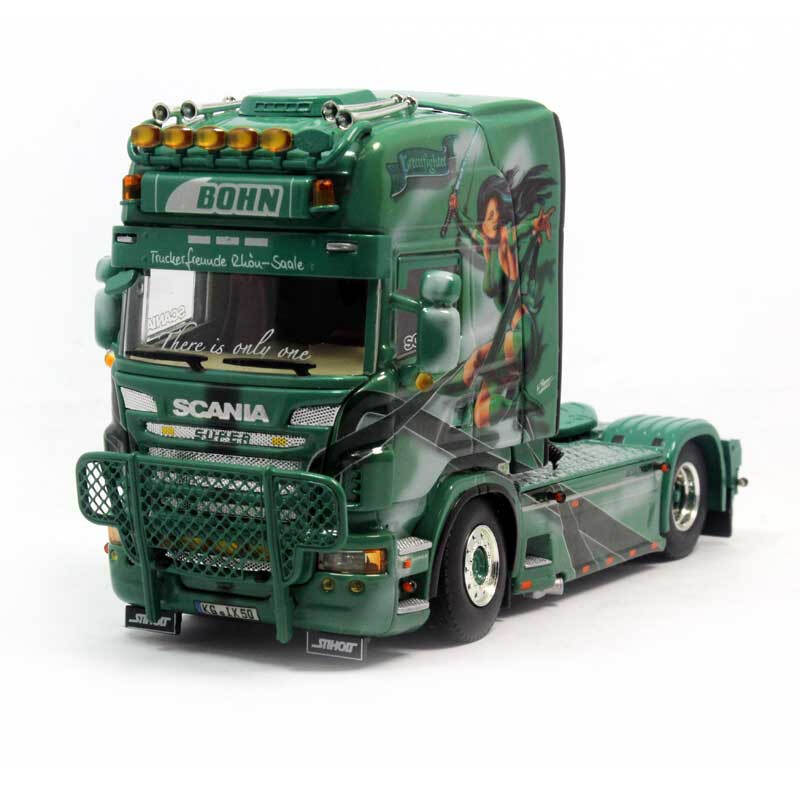 斯堪尼亚拖头 1:50 牵引车 scania r topline 合金汽车模型 wsi 花色