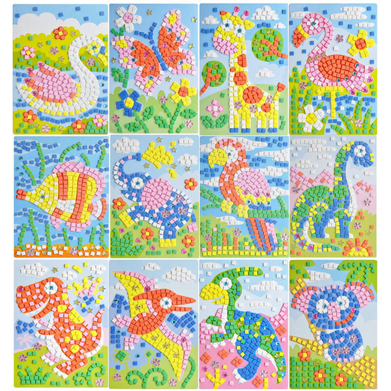 立体粘贴画儿童手工diy手工制作亮片ab款 水钻马赛克贴纸 hn0002a鱼 立体粘贴画儿童手工diy手工制作亮片ab款 水钻马赛克贴纸 hn0002a鱼