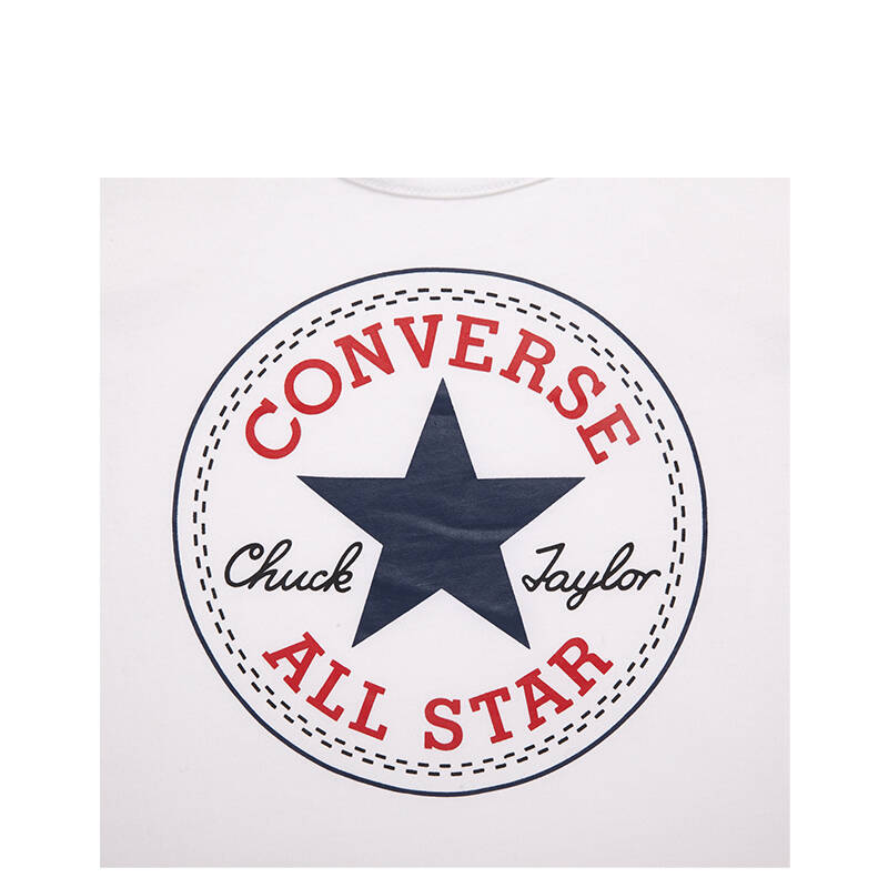 Converse logo,nb logo converse匡威官方 经典撞色logo印花背心 女款 10000926 雪白色