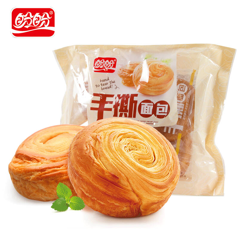 【神券199减120】盼盼 食品手撕面包160g传统糕点办公