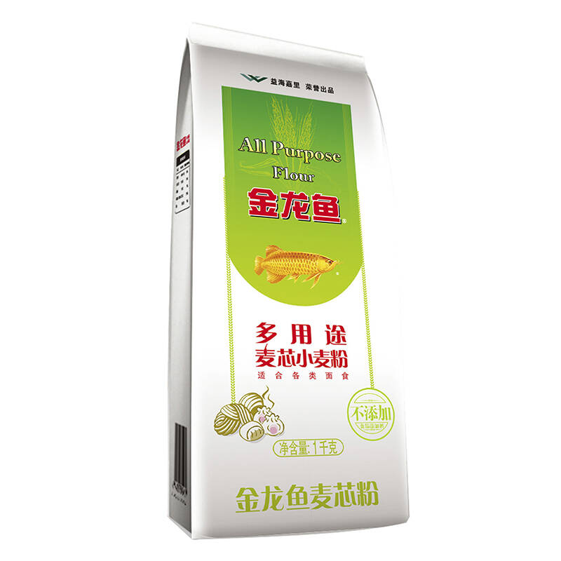 【京东超市】金龙鱼 面粉 多用途麦芯小麦粉1kg