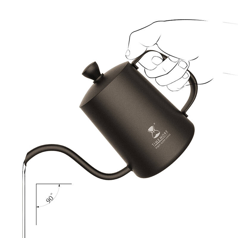TIMEMORE泰摩鱼03手冲壶 304不锈钢长嘴细