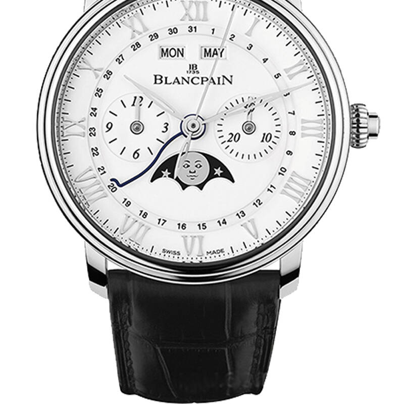 宝珀(blancpain)手表 villeret系列机械男表6685-1127-55b