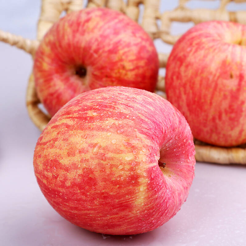 红富士苹果 水果80# 5kg/箱 15-24个 陕西红富士 生鲜图片