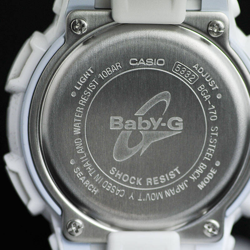 卡西欧(casio)手表 baby-g系列潮流运动时尚双显女表bga-170-7b1