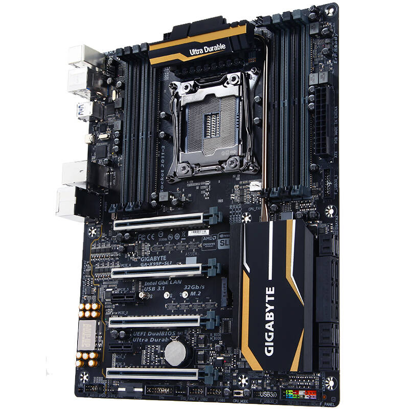 技嘉(gigabyte)x99p-sli 主板 (intel x99/lga2011-3)