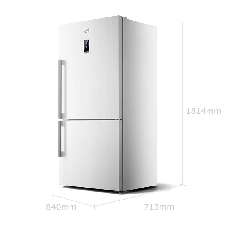 倍科(beko)cn160220w 544升 双门冰箱 风冷无霜冰箱