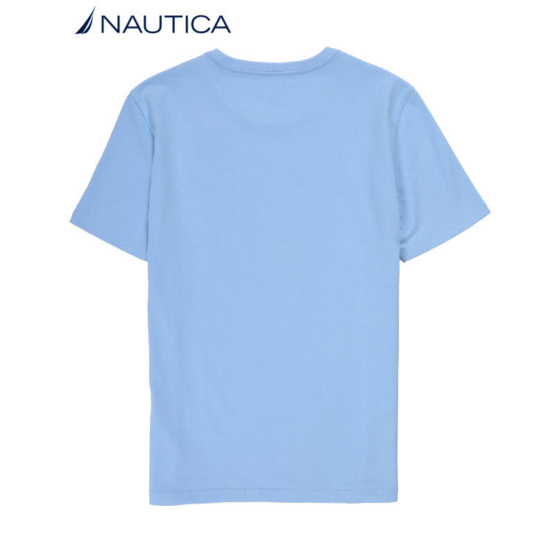 诺帝卡 nautica 新款 男士 t恤 v61114sec 浅蓝色 4kf
