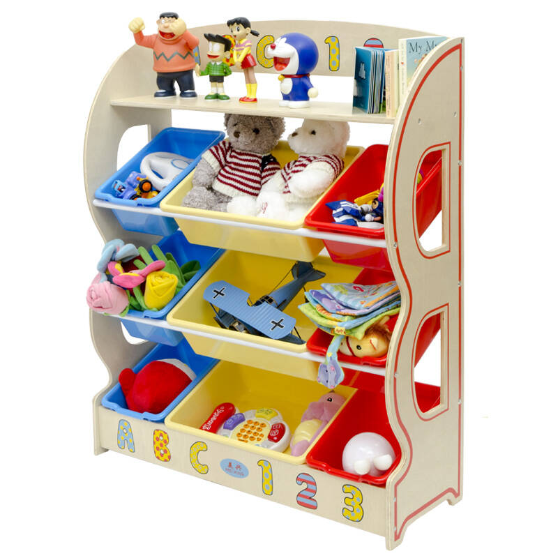 美兴玩具收纳架儿童玩具架书架玩具置物架储物架整理架分类架玩具收纳