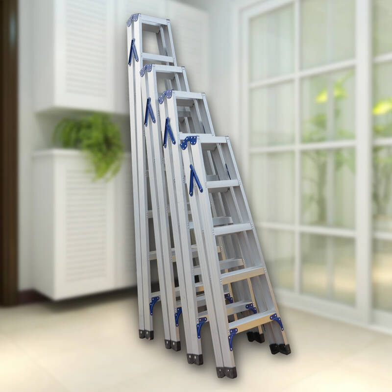 博蹬铝合金梯子 人字梯 家用梯 扶梯 楼梯 工程梯 折叠梯 梯子家用人