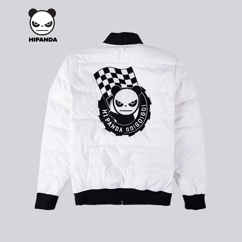 hipanda 你好熊猫 新品 设计潮牌 男款 基本款羽绒服