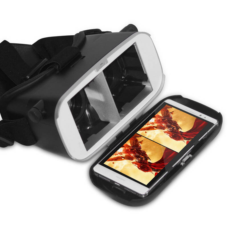 虹动i8 智能眼镜手工版 vr眼镜 虚拟现实3d眼镜 vr游戏手机头戴式