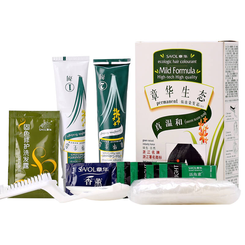 章华生态焗油染发霜140ml 30#自然黑