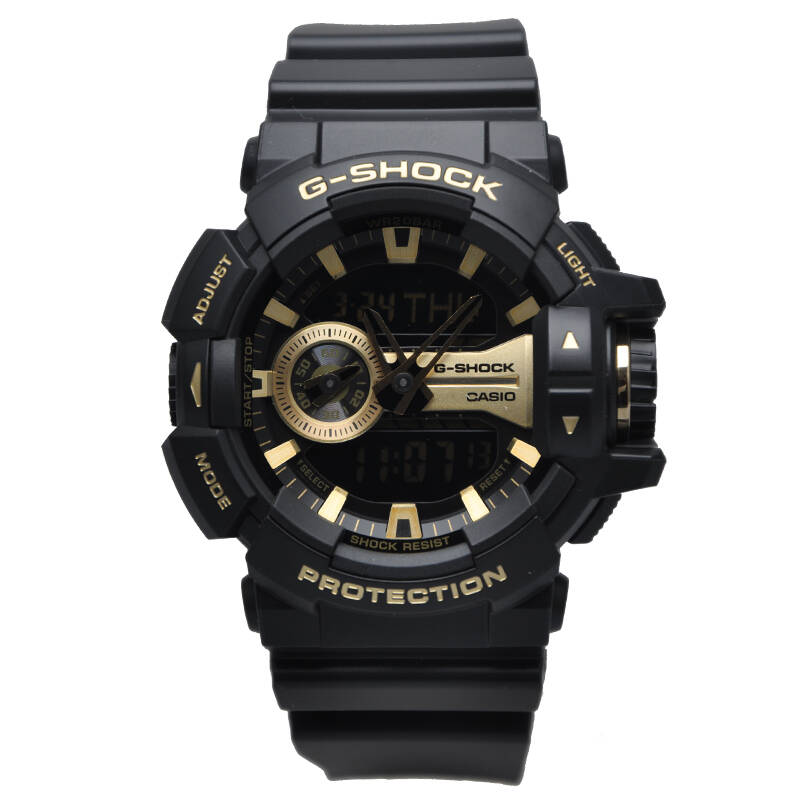 卡西欧(casio)手表 g-shock系列ga旋转表冠防水运动男表ga-400gb-1a9