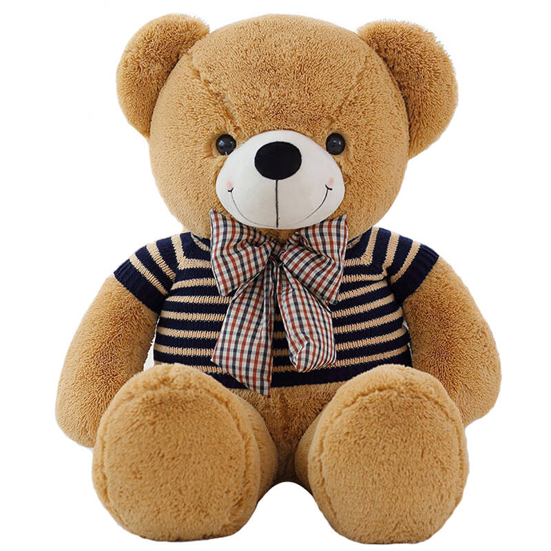 贝克蜜雪 毛绒玩具泰迪熊公仔送女生生日礼物毛衣抱抱趴趴熊大号玩偶