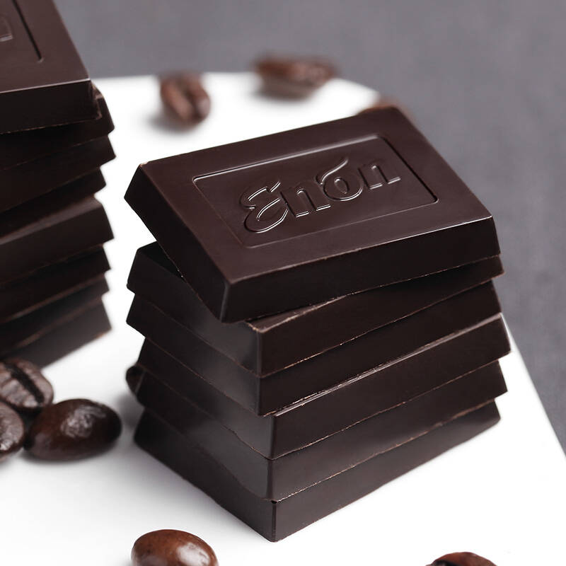 【京东超市】怡浓(enon)黑巧克力礼盒装 100%口味极苦 120g