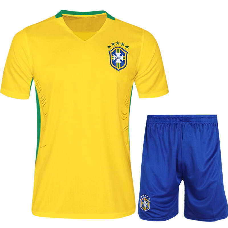 巴西国家队球衣 主客场短袖足球服 11号内马尔10卡卡队服 巴西主场