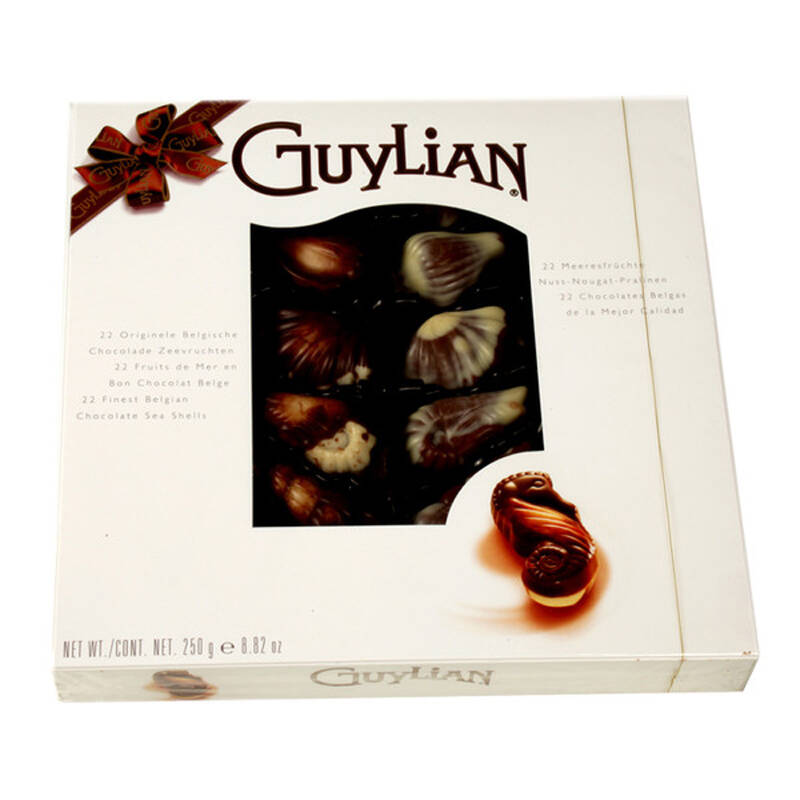 比利时进口guylian吉利莲贝壳巧克力礼盒250g 休闲零食品糖果礼品