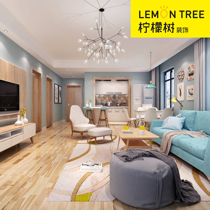 柠檬树装饰整体家装服务装修设计效果图施工公司全包