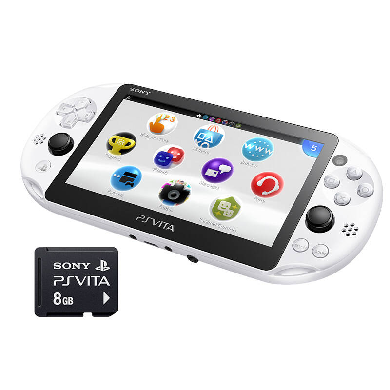 索尼(sony)【psv国行主机】playstation vita 白色掌机 新型号(附赠8g