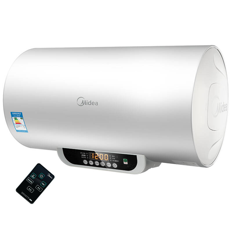 美的(midea)60升双管速热 一级能效 电热水器 f60-21wb1(e)(遥控)