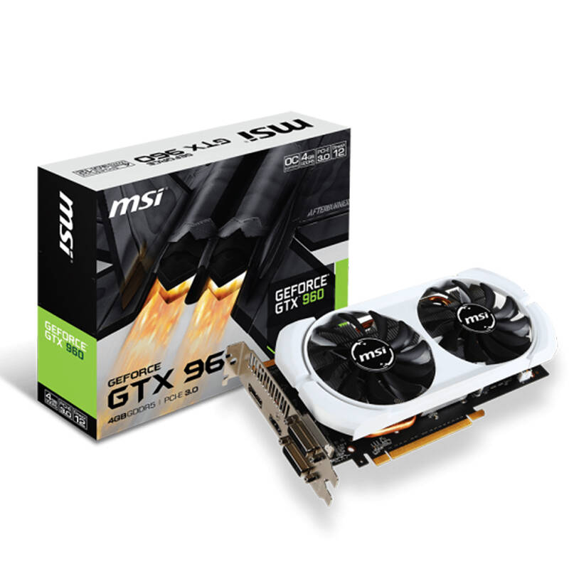 微星gtx 960 4gd5t ocv2 gtx960 4g 128bits 游戏显卡