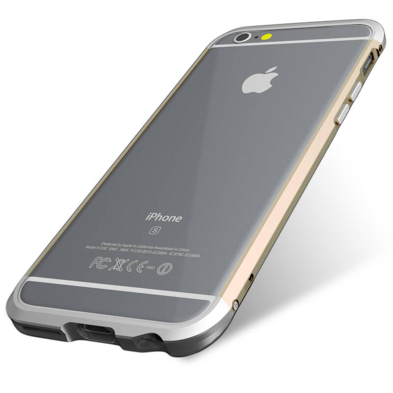 劲趣 苹果6/6s手机壳保护套金属边框防摔外壳适用于iphone6/6s/6plus
