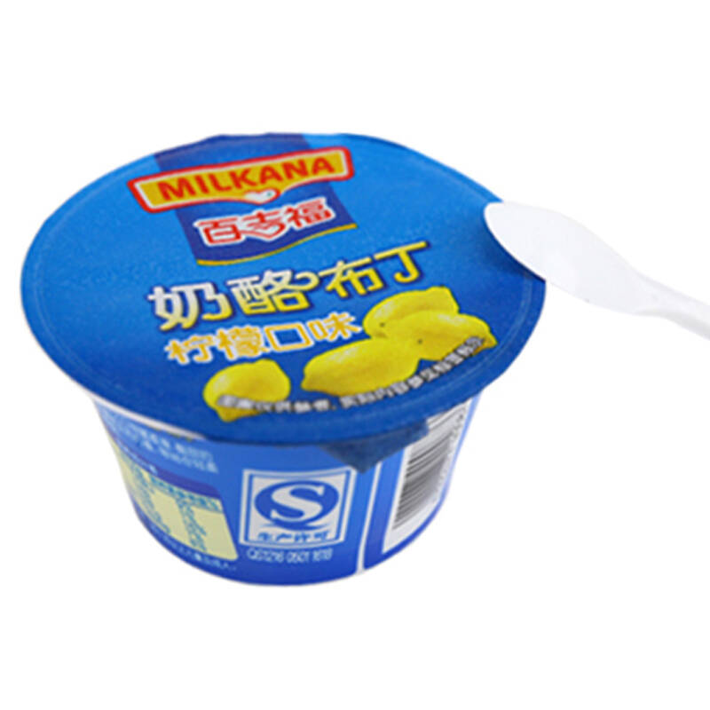 百吉福(milkana)奶酪布丁柠檬味 80g