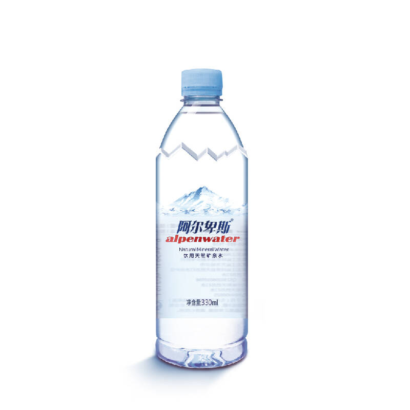 【 阿尔卑斯】 饮用天然矿泉水330ml*24瓶 整箱包装