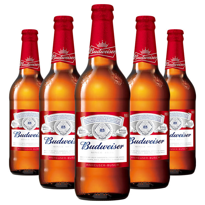 百威(budweiser)啤酒 大瓶装 460ml*12瓶