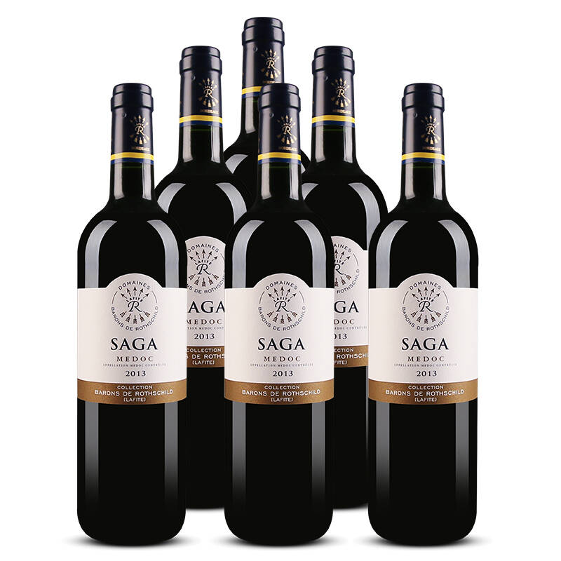 【京东超市】法国进口红酒 拉菲传说梅多克aoc干红(lafite saga medoc