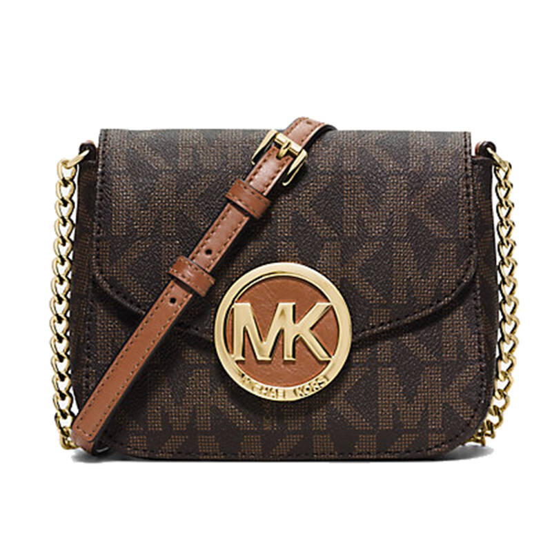 michael kors/mk 女士时尚标志印花小号单肩斜挎包 女包 32t4gftc1b