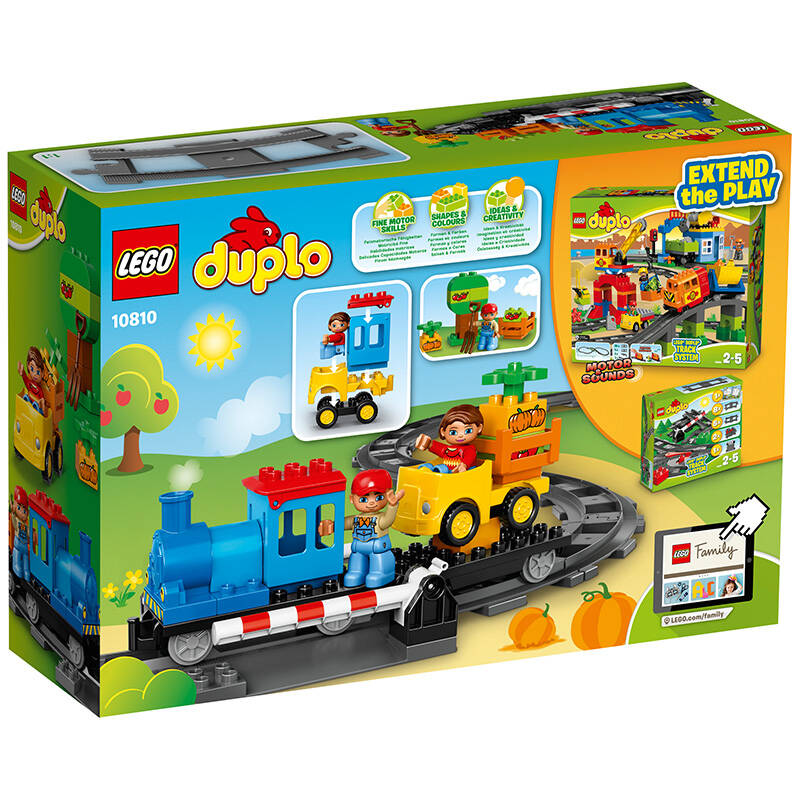 【京东超市】乐高 (lego) duplo 得宝系列 小火车套装 10810 积木低幼