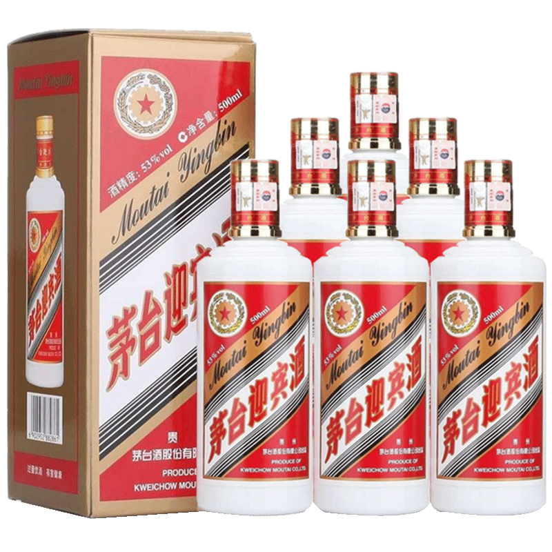 53度500ml*6 茅台 迎宾酒