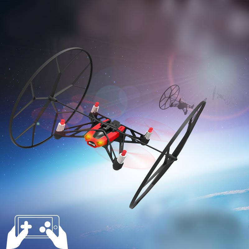 法国派诺特 parrot rolling spider 迷你四轴飞行器 智能遥控小飞机