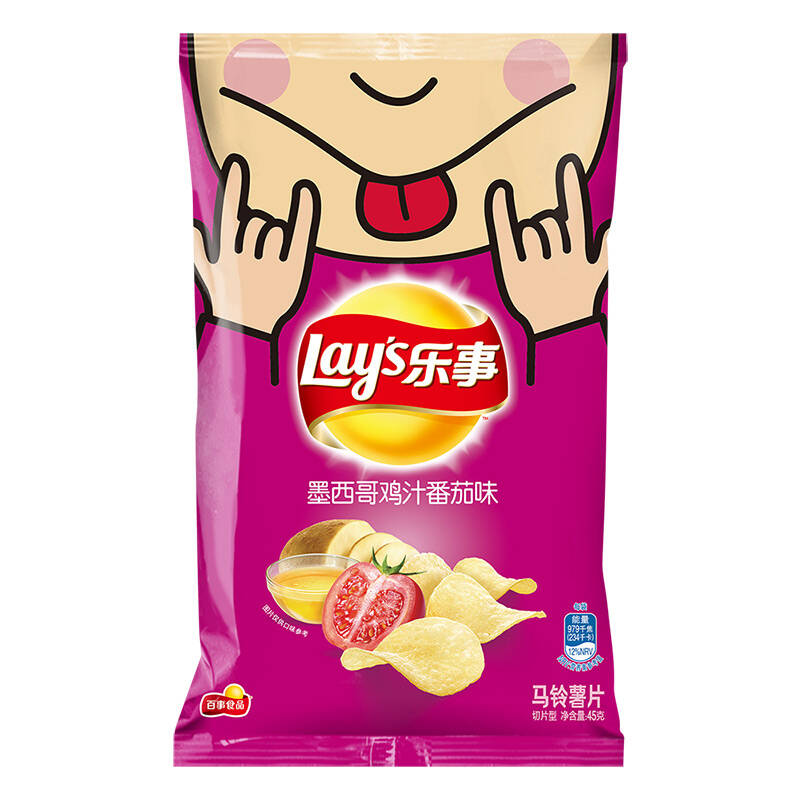 【京东超市】乐事(lay"s)薯片 墨西哥鸡汁番茄味 45g