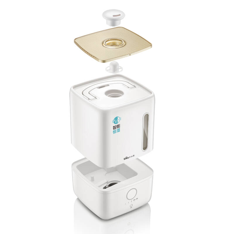 小熊(bear)加湿器jsq-240wb 4l智能恒湿家用静音大容量大雾卧室办公室