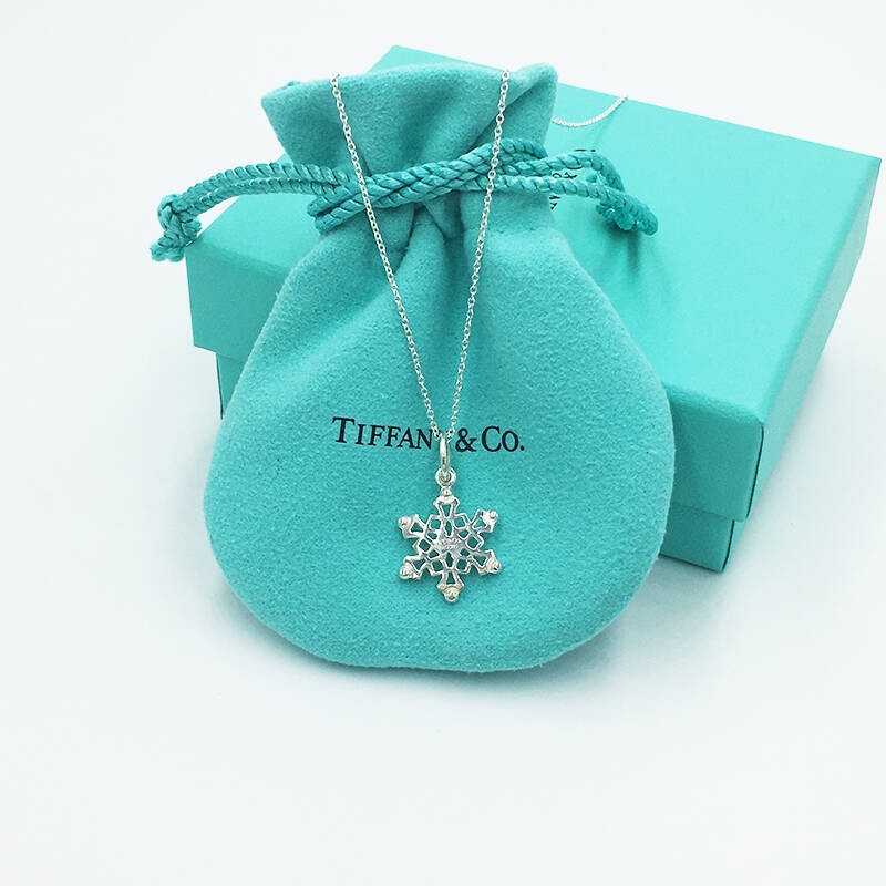 蒂凡尼tiffany 雪花纯银项链 25185412