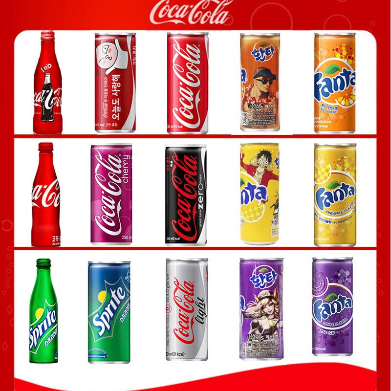 韩国进口 可口可乐 系列饮料 自由选 coca cola 日韩风 促销优惠 限量