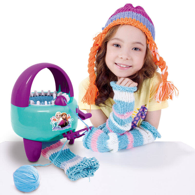 机diy布艺编织机制作杯垫手袋女童女孩玩具新