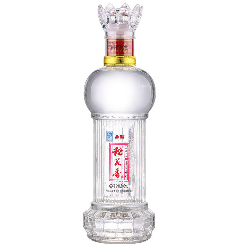 稻花香 白酒 52度浓香型 珍品二号 500ml 单瓶礼盒装