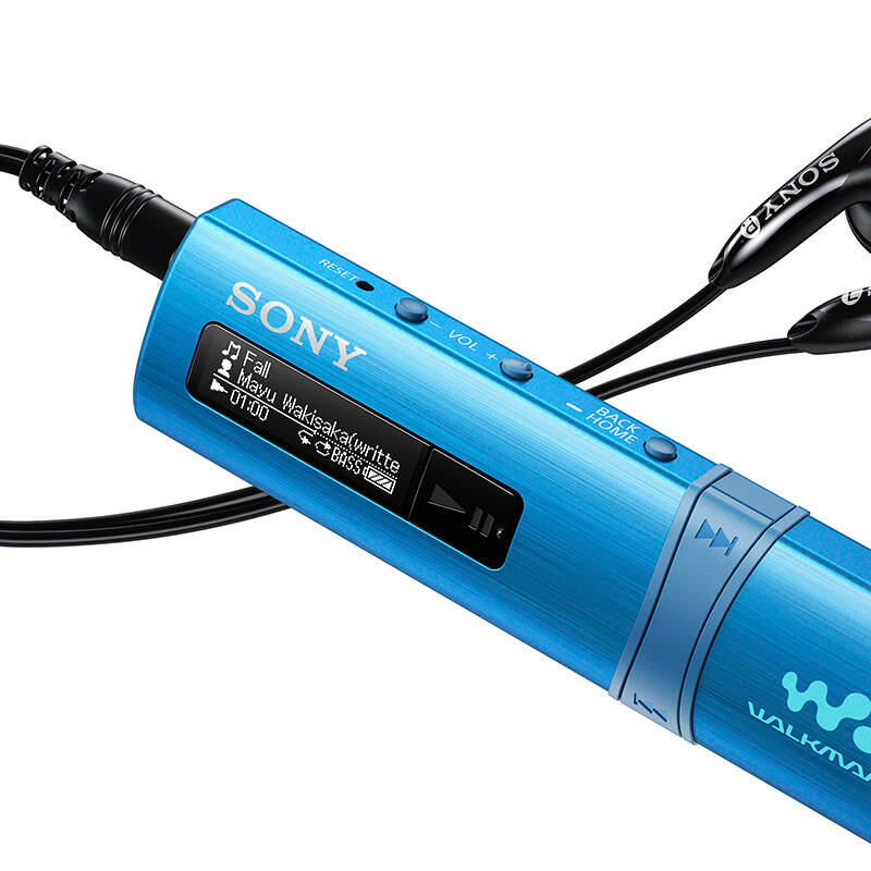 索尼(sony) nwz-b183f/lc mp3播放器 sony 蓝色