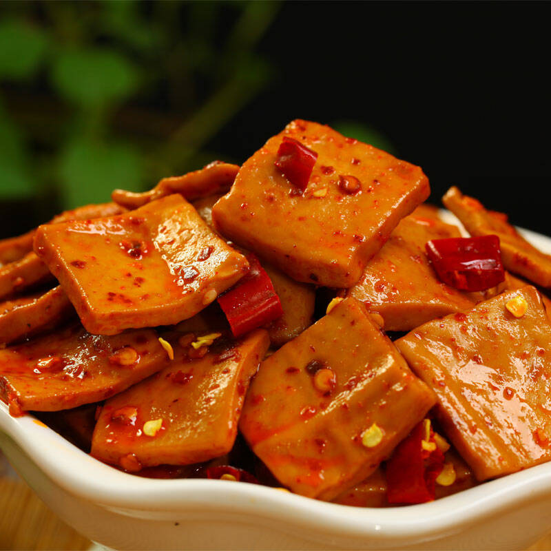 【京东超市】好巴食豆腐干麻辣95g*5袋