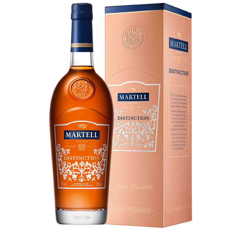 【京东超市】马爹利(martell)洋酒 鼎盛干邑白兰地 700ml